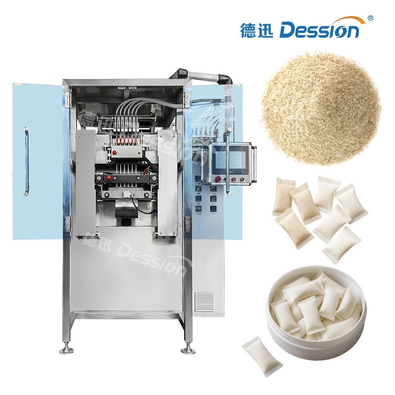 Automatic Gum-Style Pouch Powder Packaging Machine — 0.5g/1g Granular Nicotine Snuff Stick Filling and Packaging Machine — machine and packaging reference