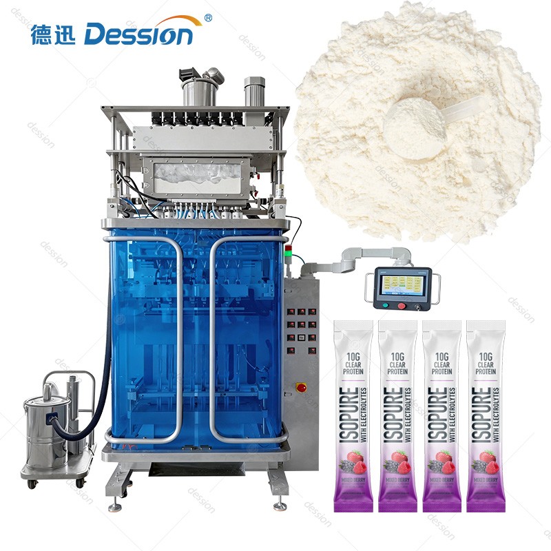 High-Speed Multi-Lane Powder Stick Packing Machine with Auger Filler — machine and packaging reference