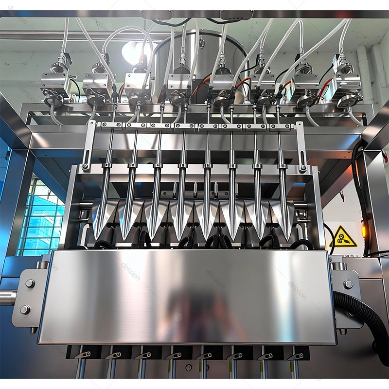 Multi-Lane Energy Gel Stick Pack Machine with Anti-Dripping Liquid Pump — machine and packaging reference