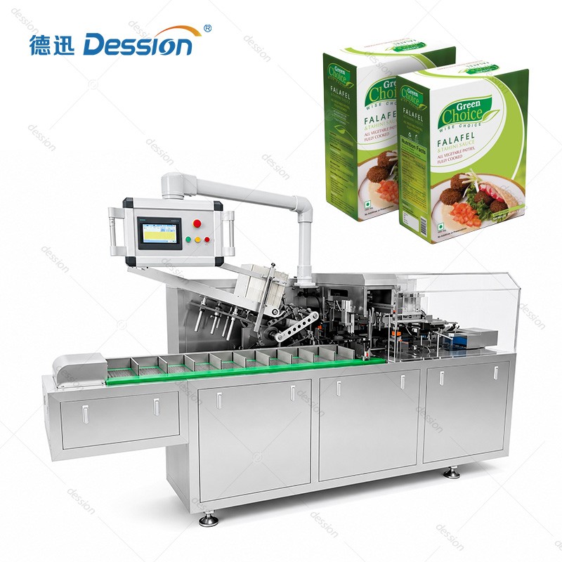 Industrial Frozen Food Cartoning Machine | Turnkey End-of-Line Packaging for Co-Packing & Contract Manufacturing — machine and packaging reference
