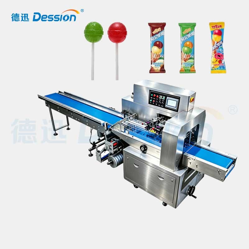 Full Servo Horizontal Automatic Lollipop Packing Machine — machine and packaging reference