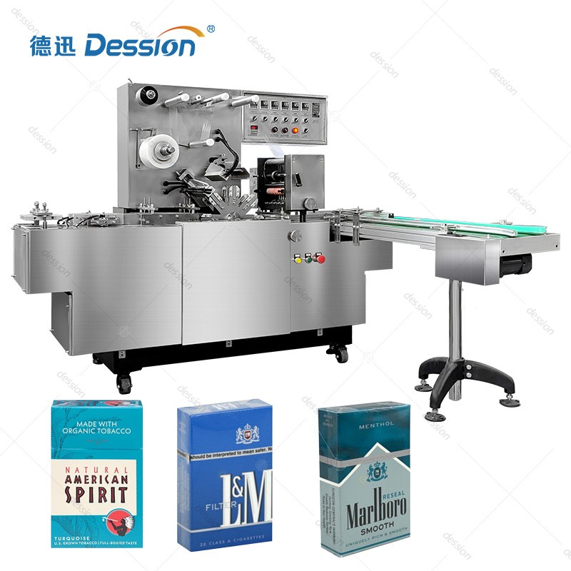 Automatic Cigarette Cellophane Overwrapping Machine — machine and packaging reference