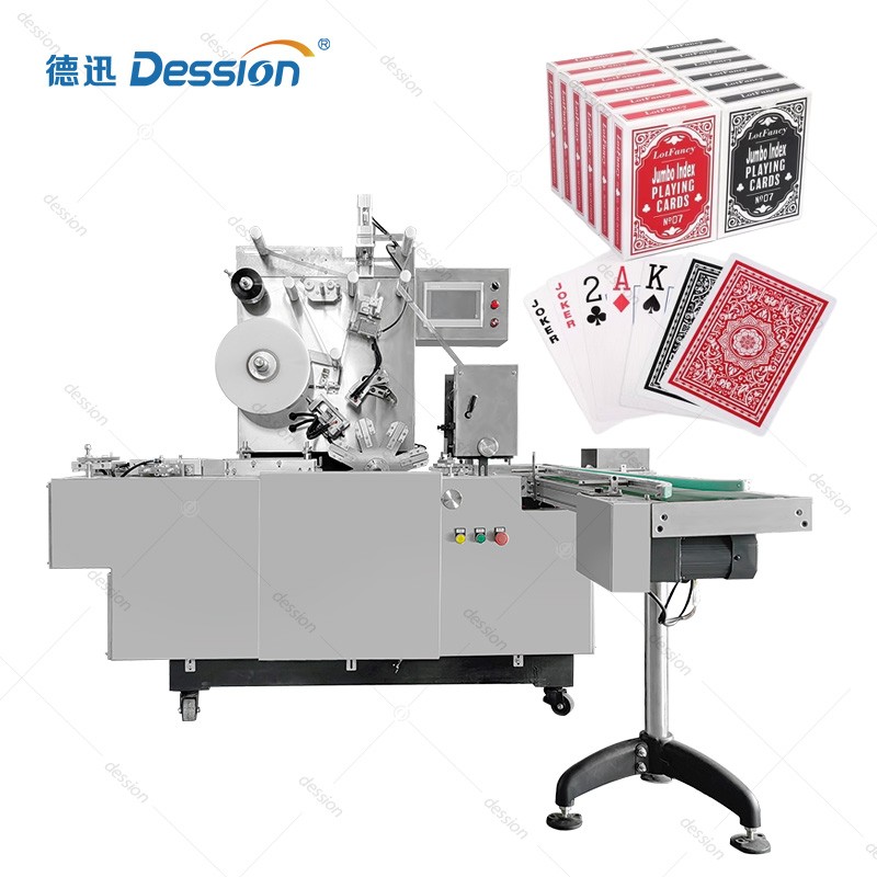 Automatic Playing Card Box Overwrapping Machine — machine and packaging reference