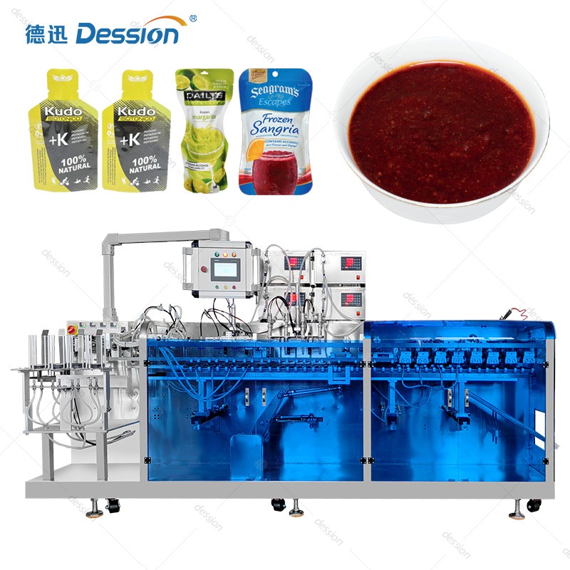 Automatic High-Speed Premade Pouch Sauce Packaging Machine — machine and packaging reference