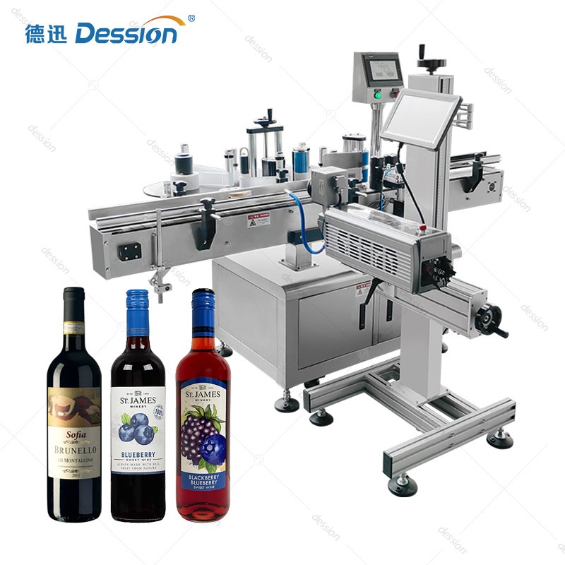 Automatic Wine Bottle Labeling Machine — machine and packaging reference