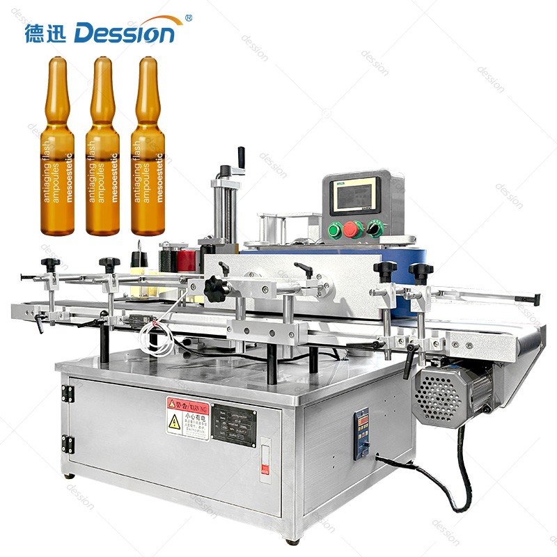 Automatic Ampoule Labeling Machine for Pharmaceutical Vials — machine and packaging reference
