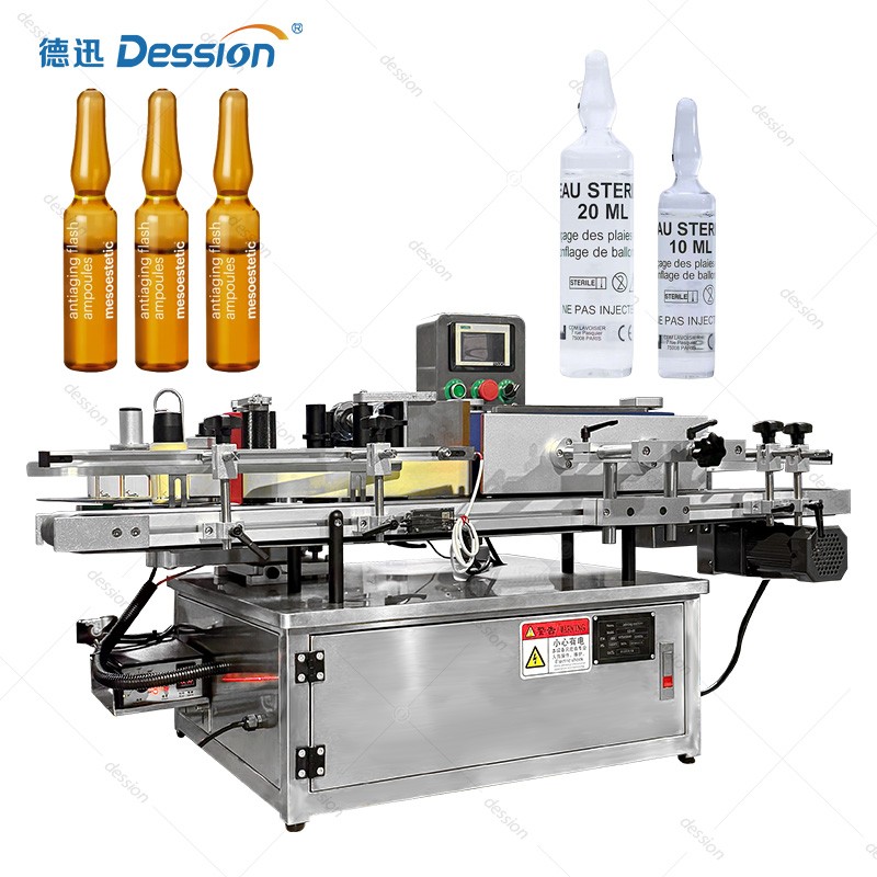 Industrial Pharmaceutical Labeling Line: Precision Ampoule & Vial Solutions — machine and packaging reference