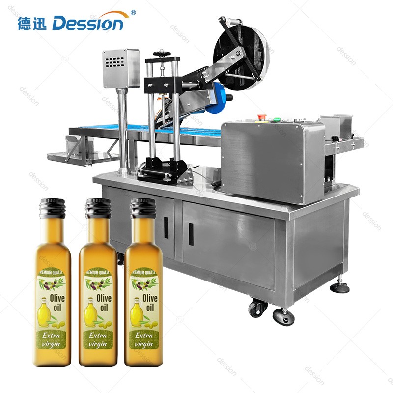 Automatic Labeling Machine for Square Edible Oil Bottles — machine and packaging reference
