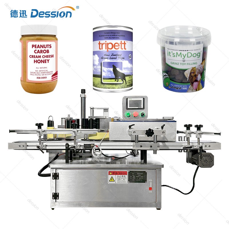 Automatic Labeling Machine for Pet Food Cans & Tins — machine and packaging reference