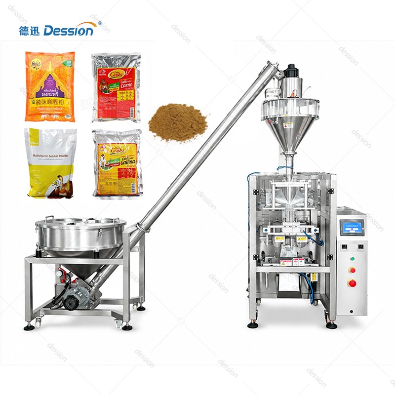 Large Vertical Form Fill Seal Machine for Seasoning Powders & Spices — machine and packaging reference