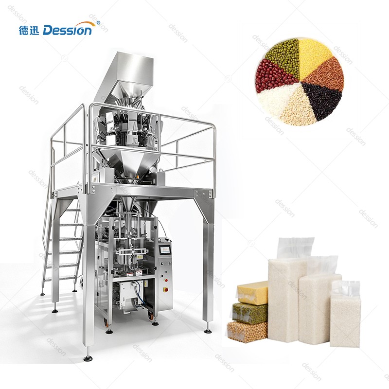 Large Vertical Form Fill Seal Machine for Multi-Grains & Pulses — machine and packaging reference