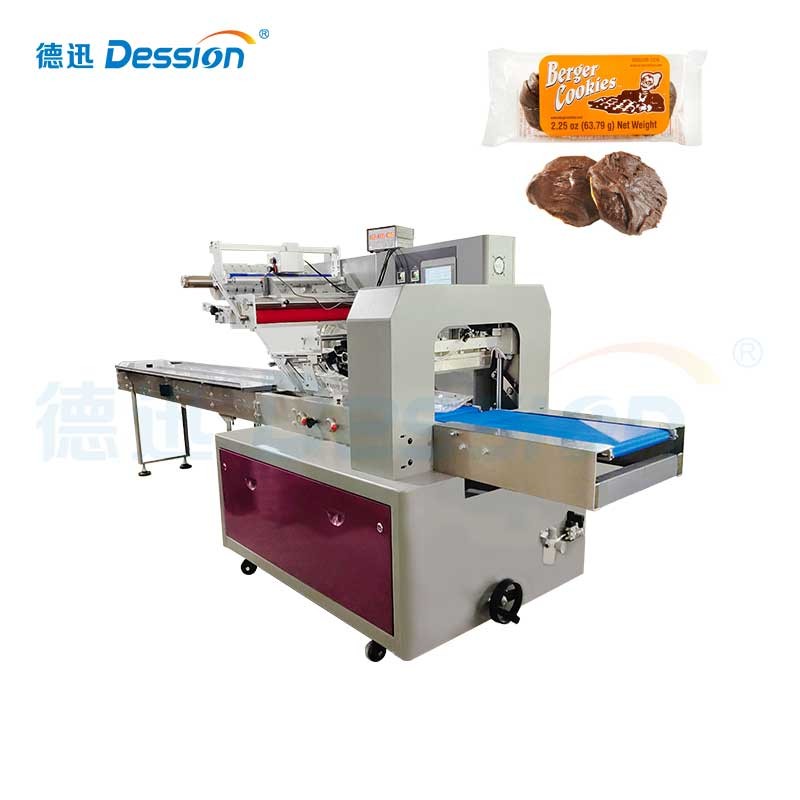 Nutty Chocolate Flow Packaging Machine — machine and packaging reference