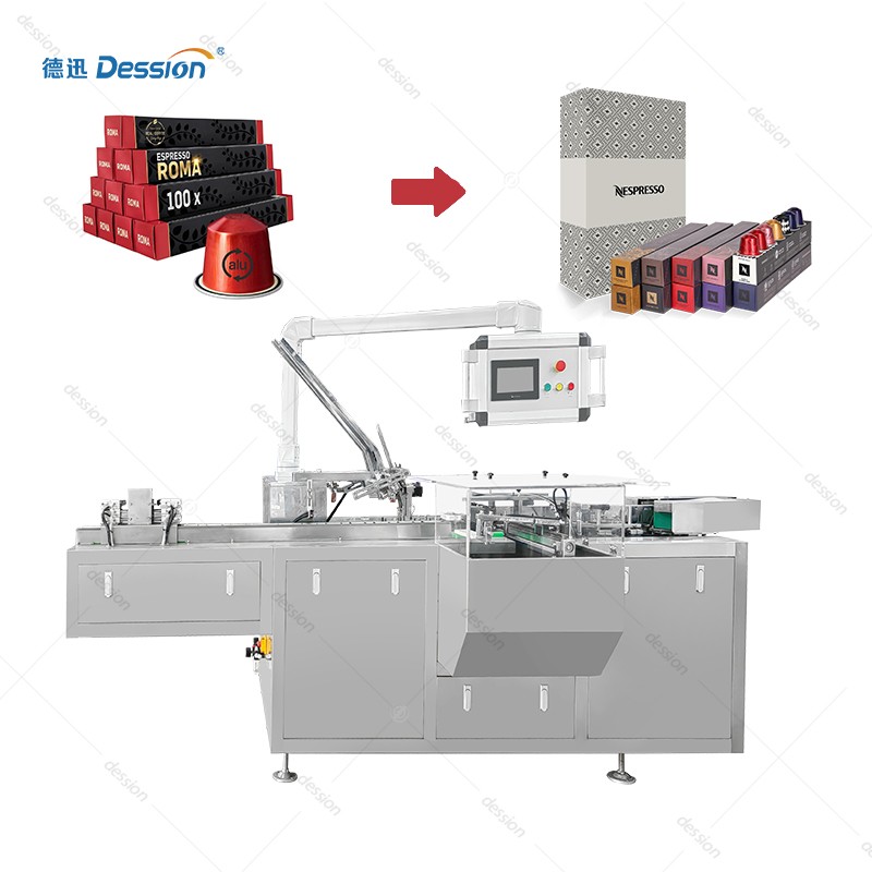 Automatic Cartoning Machine for Coffee Capsule Sticks/Rows — machine and packaging reference