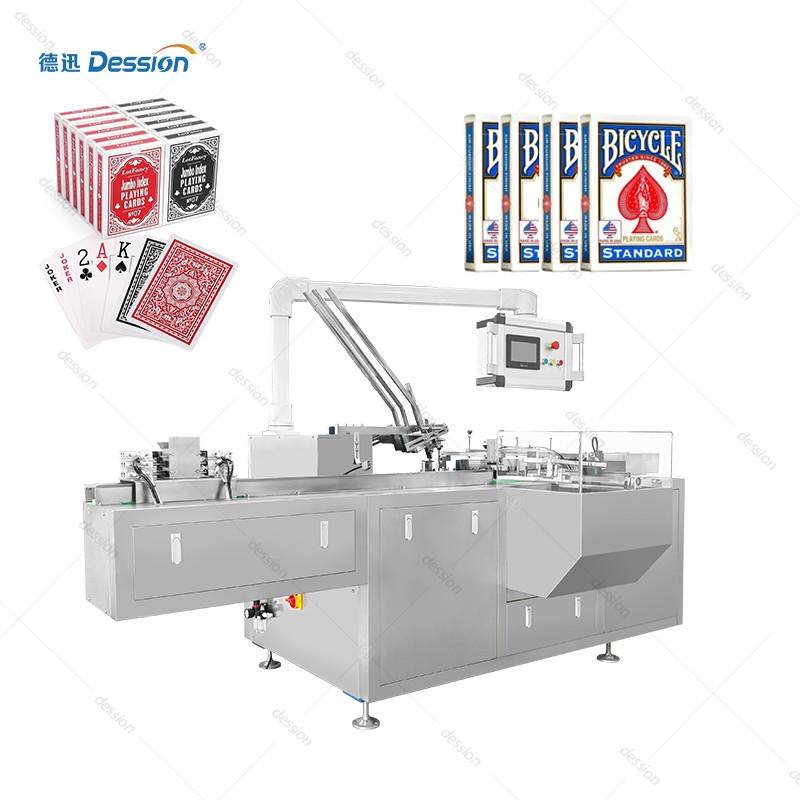 Automatic Cartoning Machine for Playing Cards — machine and packaging reference