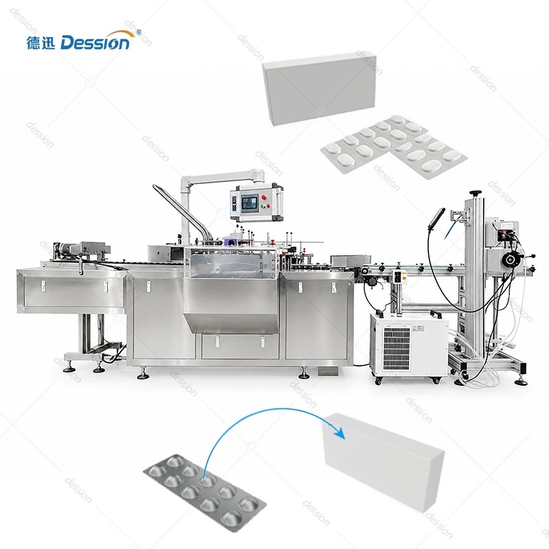 Automatic Cartoning Machine for Pharmaceutical Tablets & Blister Packs — machine and packaging reference