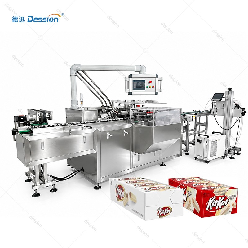 Automatic Cartoning Machine for Candy Bars & Wafer Sticks — machine and packaging reference