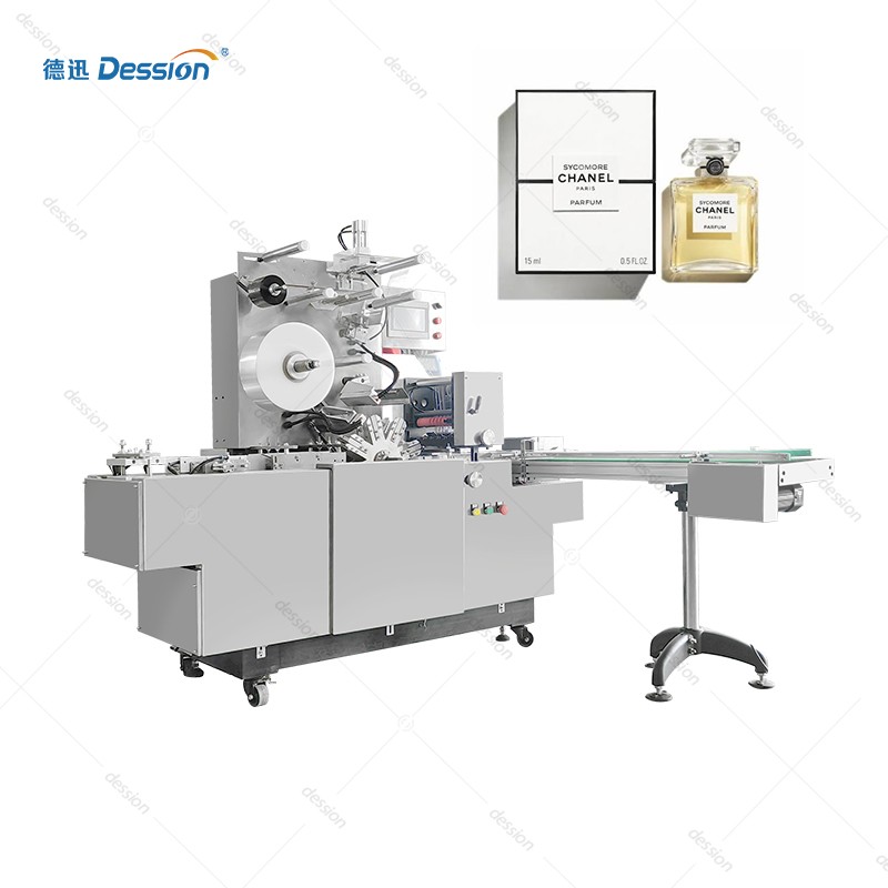 Automatic 3D Overwrapping Machine for Perfume Boxes — machine and packaging reference