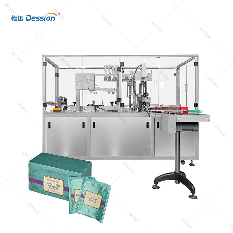 Automatic 3D Overwrapping Machine for Tea Boxes & Gift Packs — machine and packaging reference