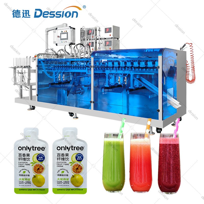 High-Speed Pre-Filled Bag Juice Beverage Packaging Machine — machine and packaging reference