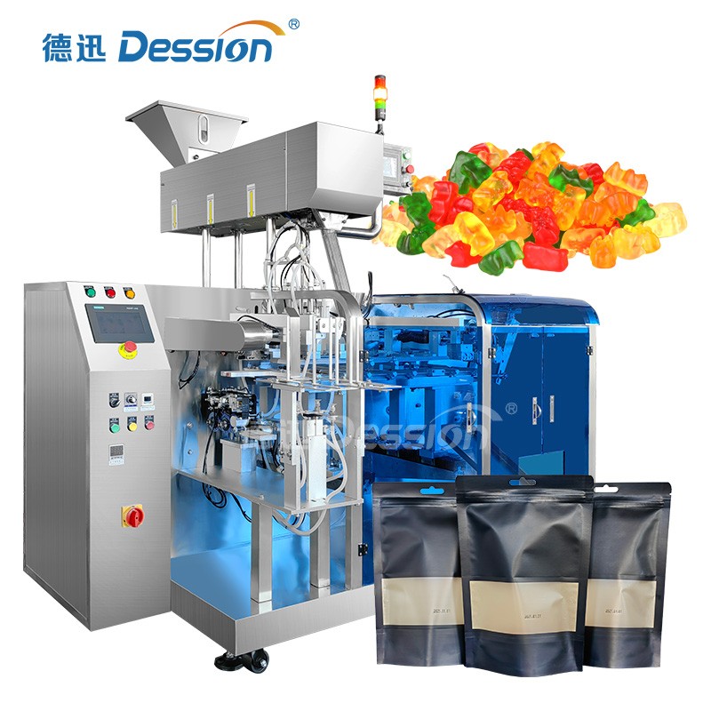 Zipper Bag Gummy Candy Packaging Machine — machine and packaging reference