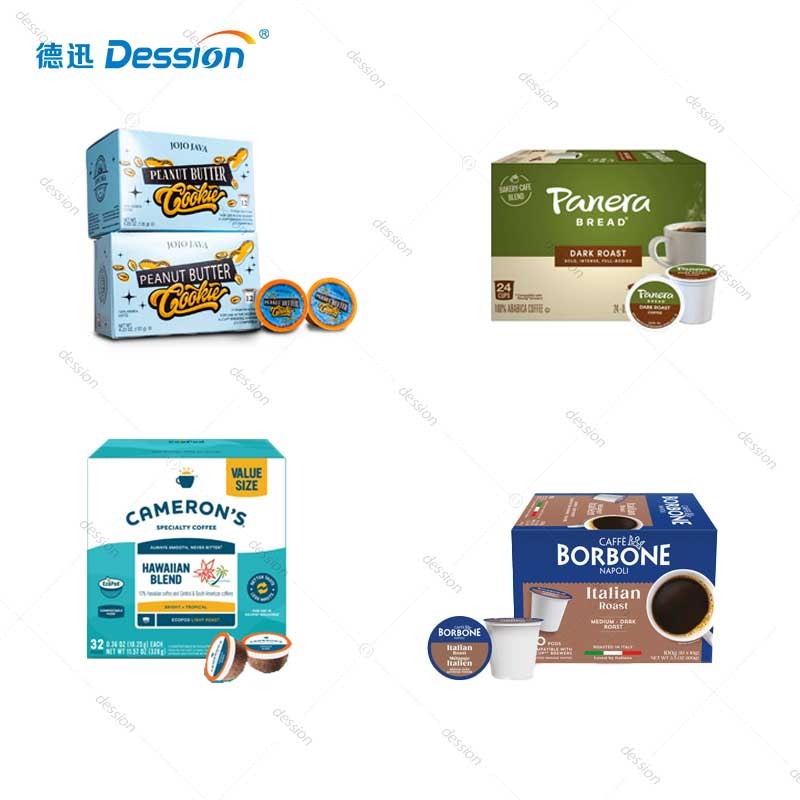 Original Blend Coffee K-Cup Pods Cartoning Machine — equipment / application detail