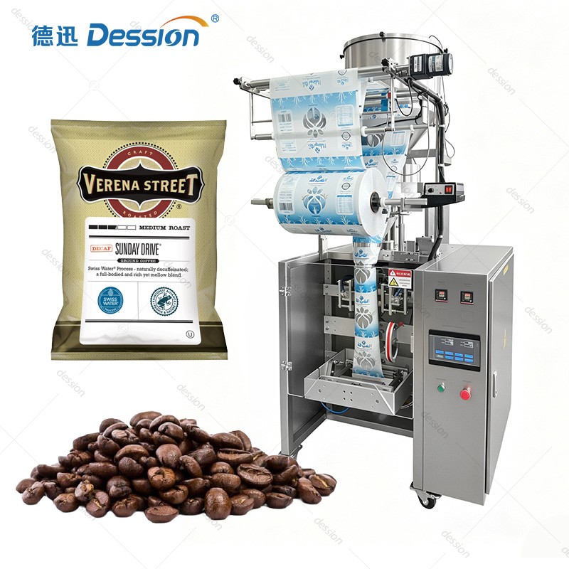 Automatic Vertical Coffee Bean Packaging Machine from Leading China Manufacturer: Solutions for Whole Beans and Ground Coffee — machine and packaging reference