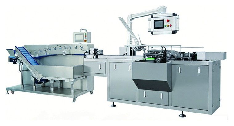 Automatic cartoning machine from the Dession coffee catalog.