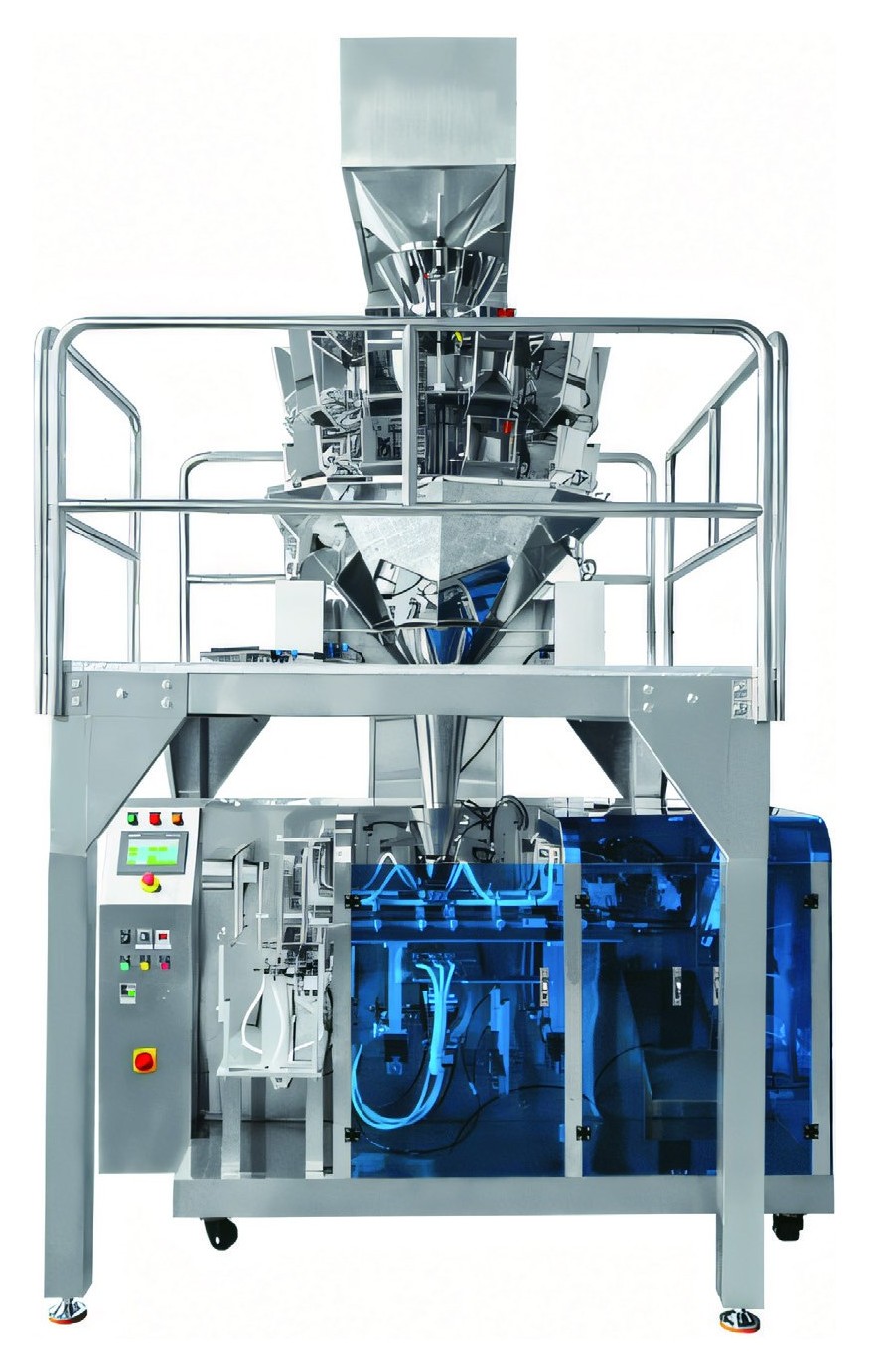 Premade-pouch packing machine from the Dession coffee catalog.
