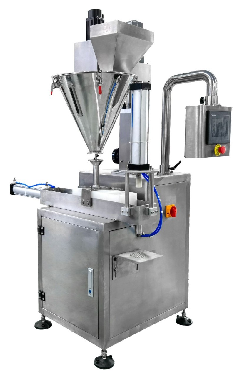 Semi-automatic hookah packaging machine DS-SY from the Dession catalog.