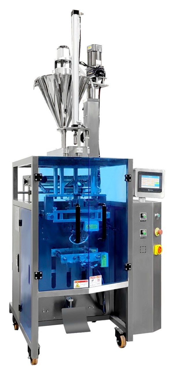 Vertical hookah packaging machine DS-320SY from the Dession catalog.